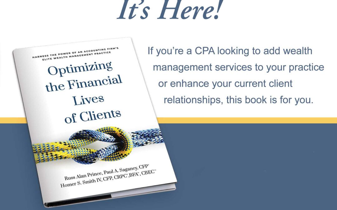 New Book Explores “Optimizing the Financial Lives of Clients” | CPA Practice Advisor